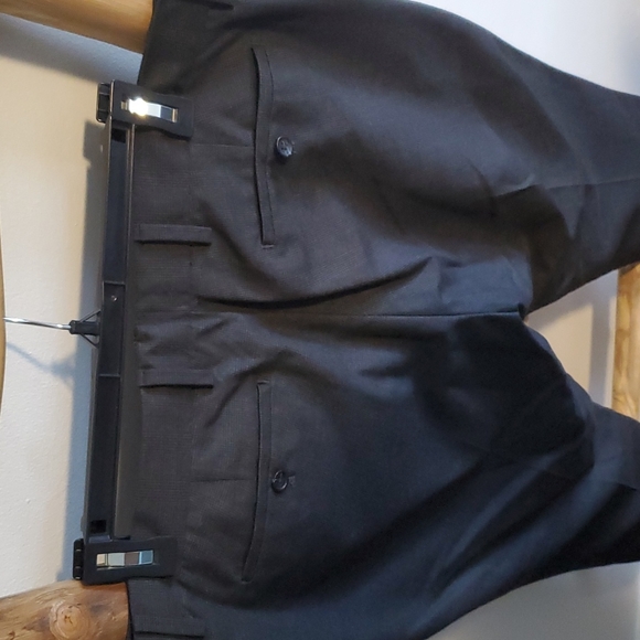 Dark Grey Slim Fit Banana Republic Dress Pants - Picture 3 of 6